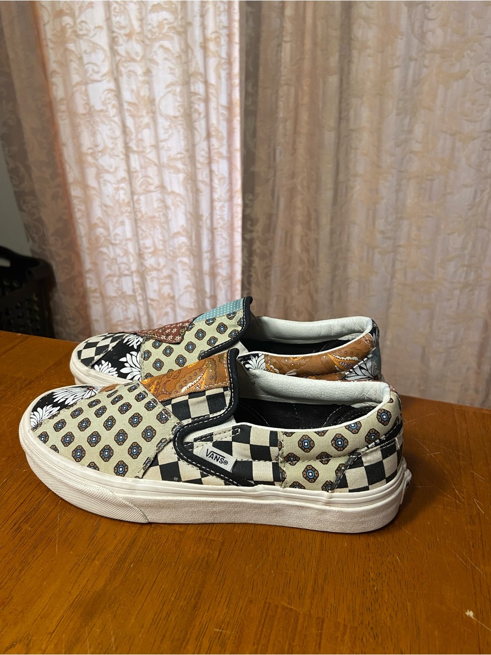 Gentle Worn Patch Work Vans